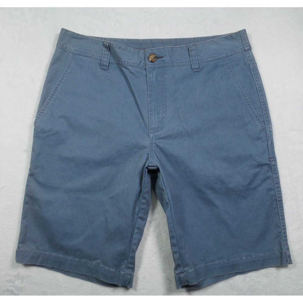 Toad and Co Shorts Mens Size 32 Blue Mission Ridge Organic‎ Cotton Stretch NWT
